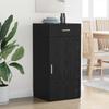 Sideboard Black Oak Effect 45 X 42.5 X 93 Cm Engineered Wood