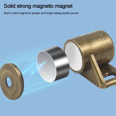 Creative Metal Magnet Cabinet Door Catch Magnetic Punch-free Furniture Door Stopper Drawer Latch Hardware Hardware Accessories