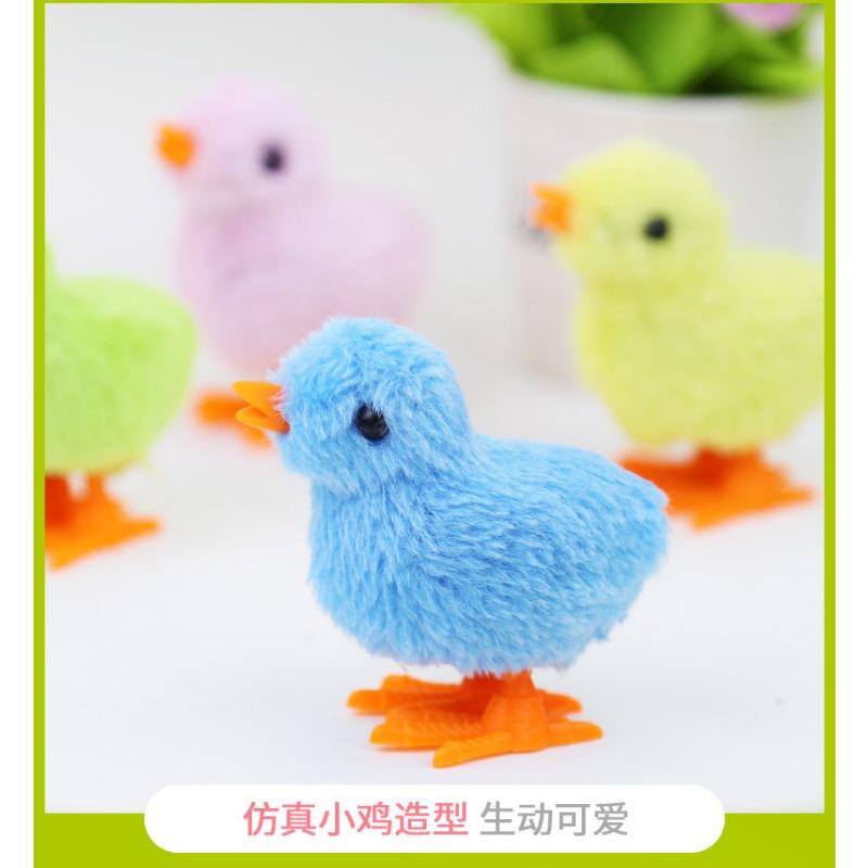 The Wind-up Chicken Can Move and Jump to Coax the Baby the Simulation Soft Plush Toy Children's Toys Born in the 80s