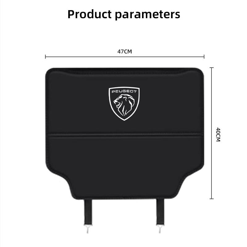 Car Seat Back Protector Anti-Kick Wear Resistant Dirty Accessorie For Peugeot 206 307 308 207 3008 208 407 508 2008 5008 301 406