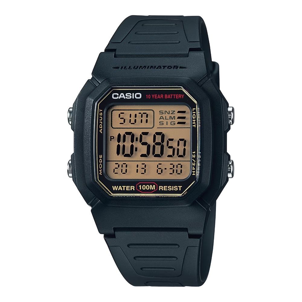 Casio Digital Watch for Men and 100m Water Comes with Watch Great for Entrance Women, Resistant, Style, Case, Age