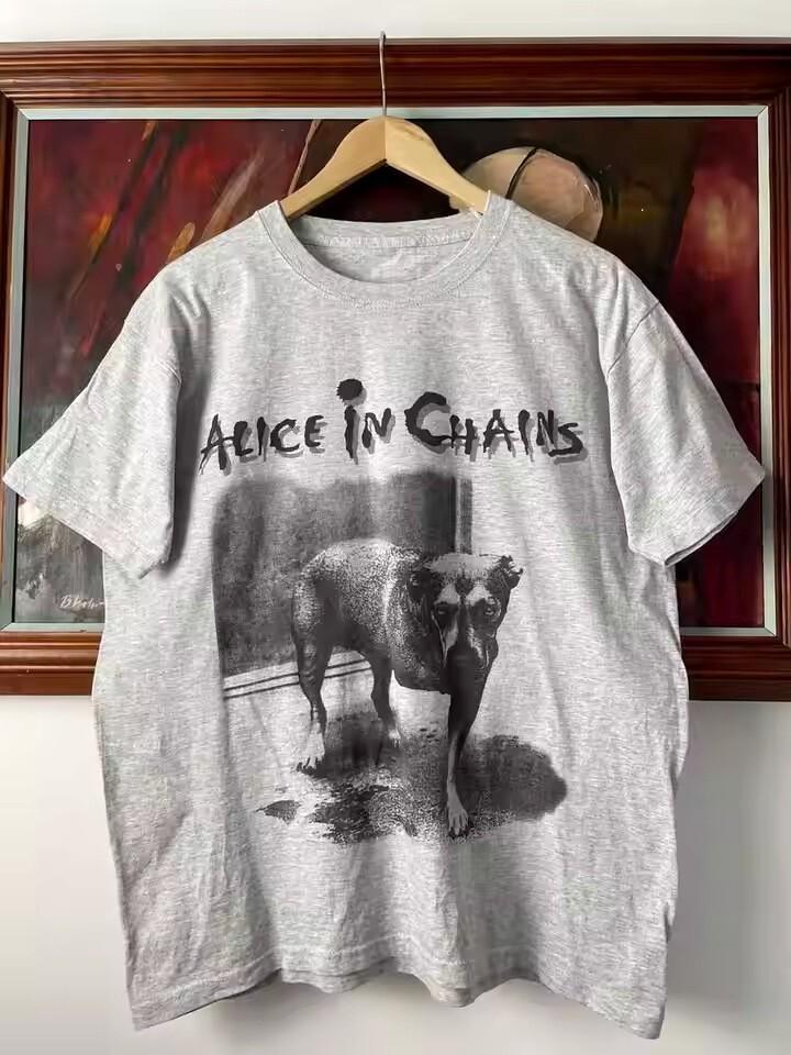 Alice In Chains Tripod Dog Unisex Sport Gray T-shirt Size S-5XL Unisex T-Shirt XXL