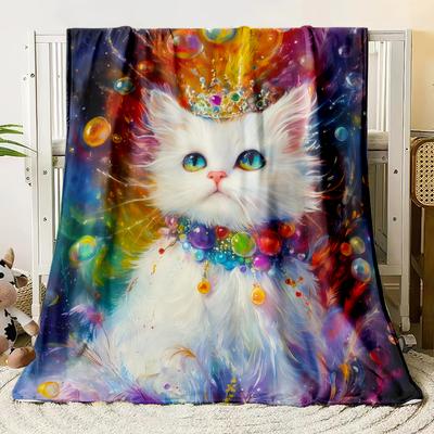 Anime Cute Cartoon Flannel Thin Blanket Bedroom Blanket, Iving Room,sofa Blanket,student Office Nap,camping Trip,children's Gift