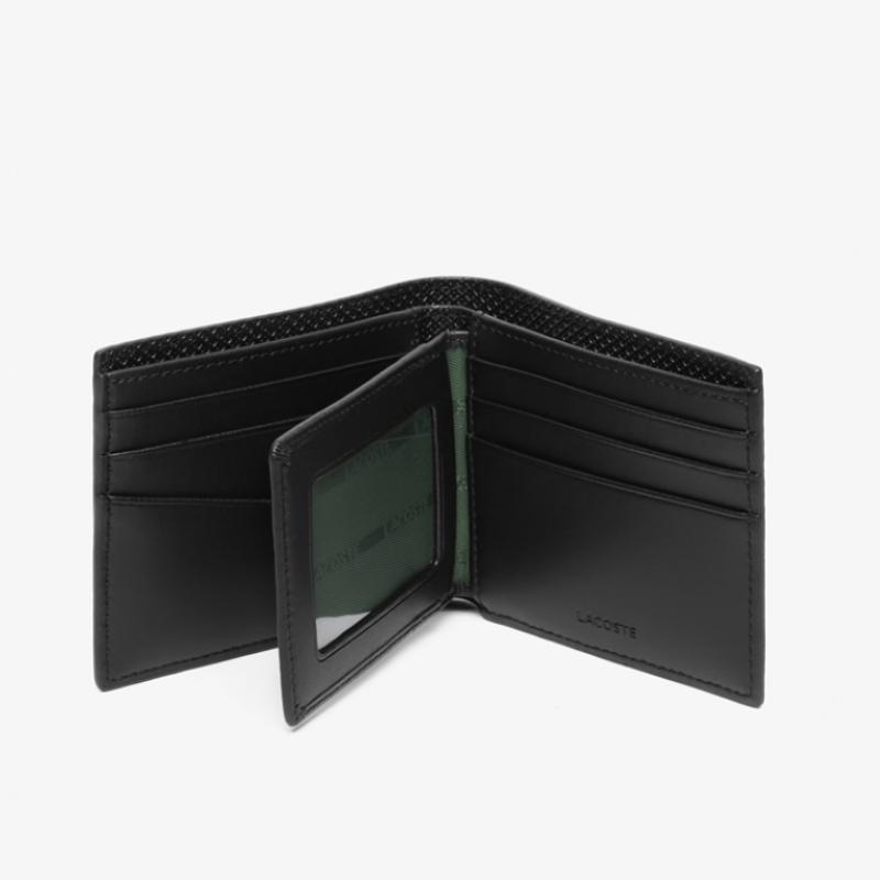 Lacoste Chantaco Leather Bifold Wallet Bb Nh3870c55g 000