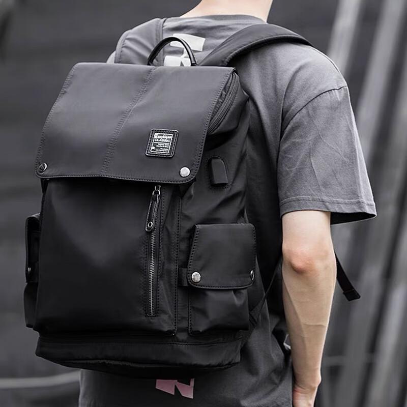 Men s Business Travel Laptop Backpack One Size