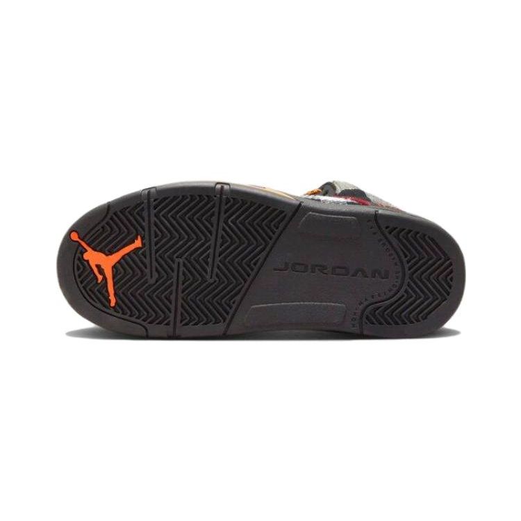Air Jordan 5 Retro PS Plaid Kids Sneakers Multi-Color Black Total-Orange FD4812-008
