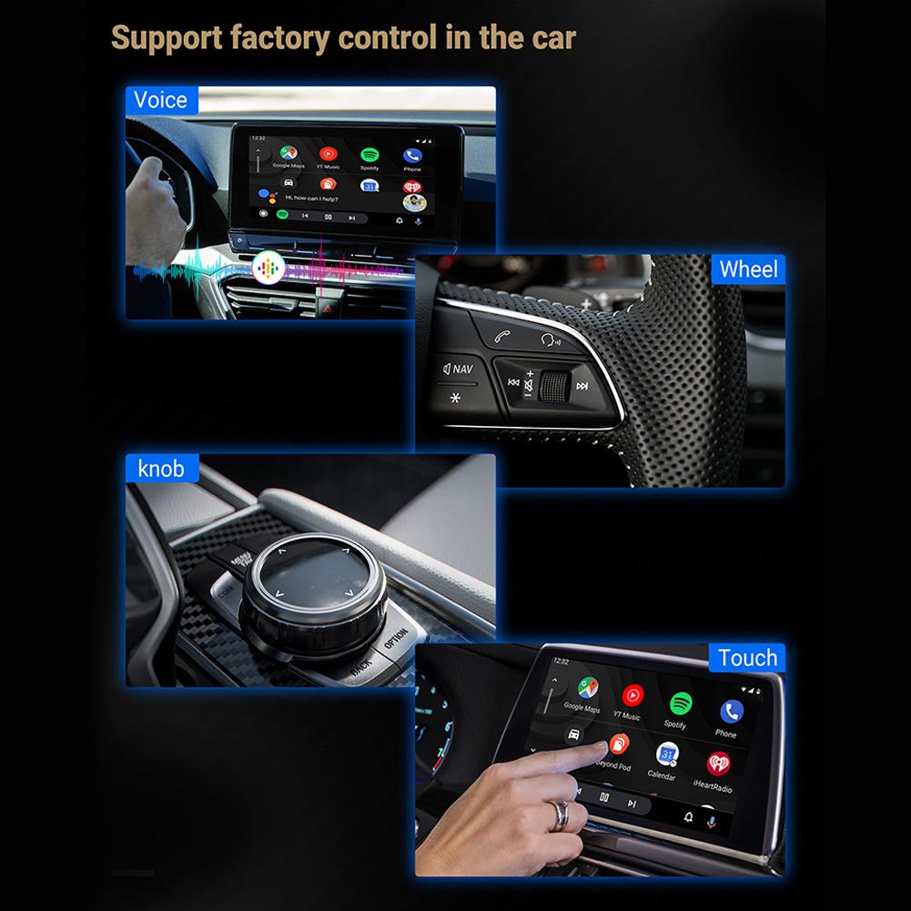 Car 5.0 Wired To Wireless Android Smart Car Box Smart Play Connect Adapter Plug Auto Ai Car Blu D7T2