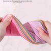 Strong Absorbent Dish Towels Non-stick Oil Scouring Pad Rainbow Colors Wipe Cloth  Kitchen Use