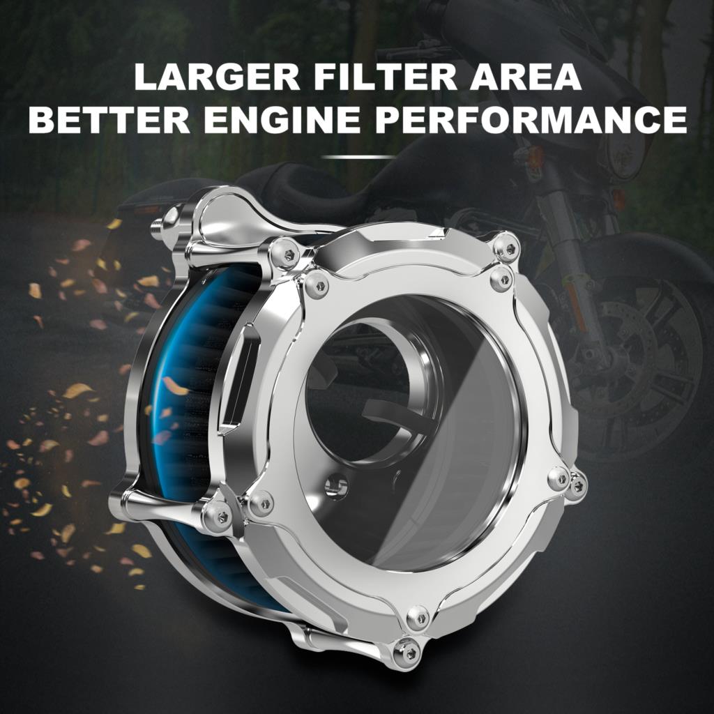 Air Filter Kit For Harley Touring Road King FLHR 2017-2022 Street Glide FLHX Road Glide Special FLTRX Electra Glide Police FLHTP