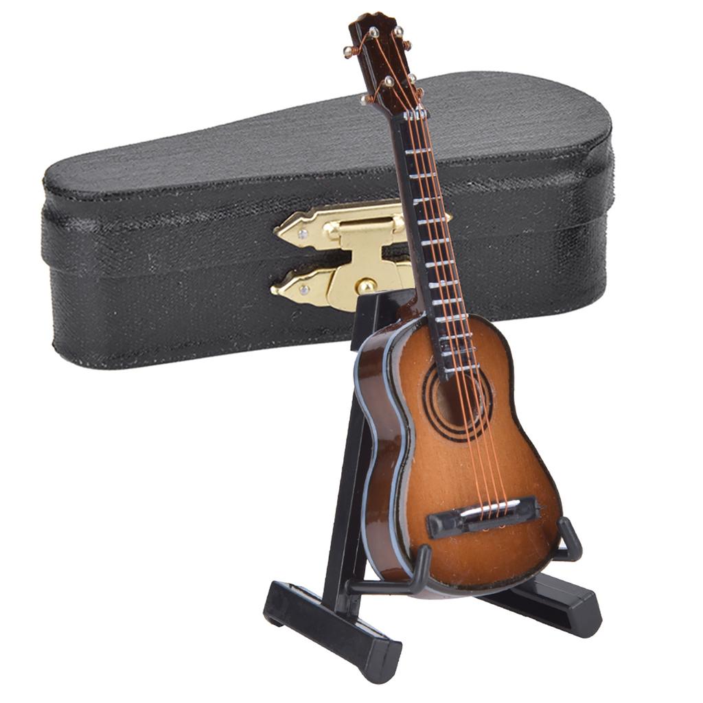 Ature Classical Guitar Model Wooden Guitar Desktop Decoration Ornaments