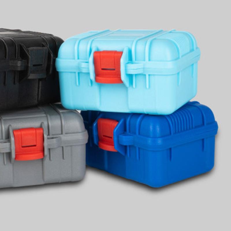 Plastic Small Tool Box Waterproof Case Storage Boxes Safety Toolbox For Mechanics Suitcase Organizer Hard Case Outdoor Portable