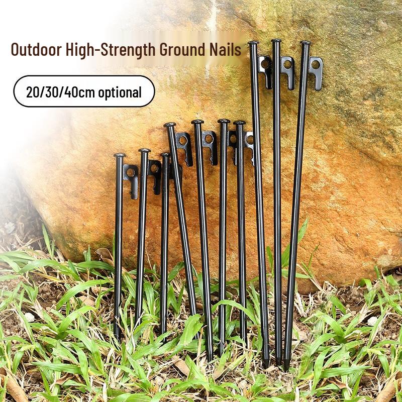 Outdoor Steel Camping Ground Stakes 40cm