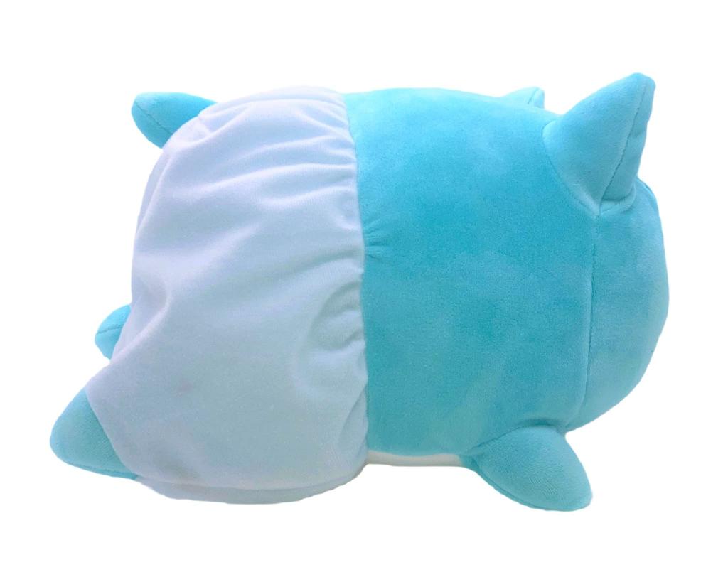 Blue Ham Ham Baby Ham Ham Lying Down Big Plush Toy (Round Eyes)