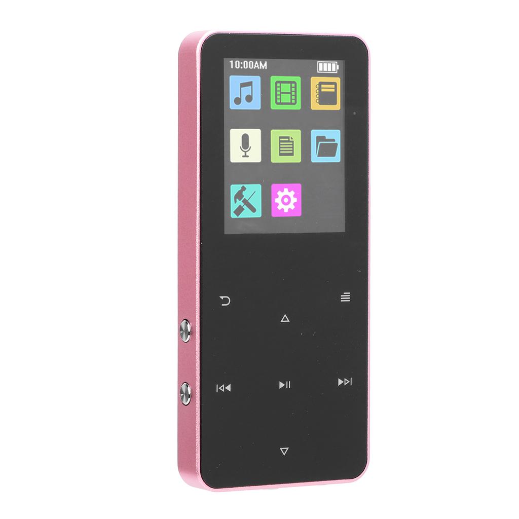 MP3 Player 1.8 Inch TFT Touch Screen HiFi Lossless Sound Bluetooth Electronic Book 8H Working Time MP3 Music Player for