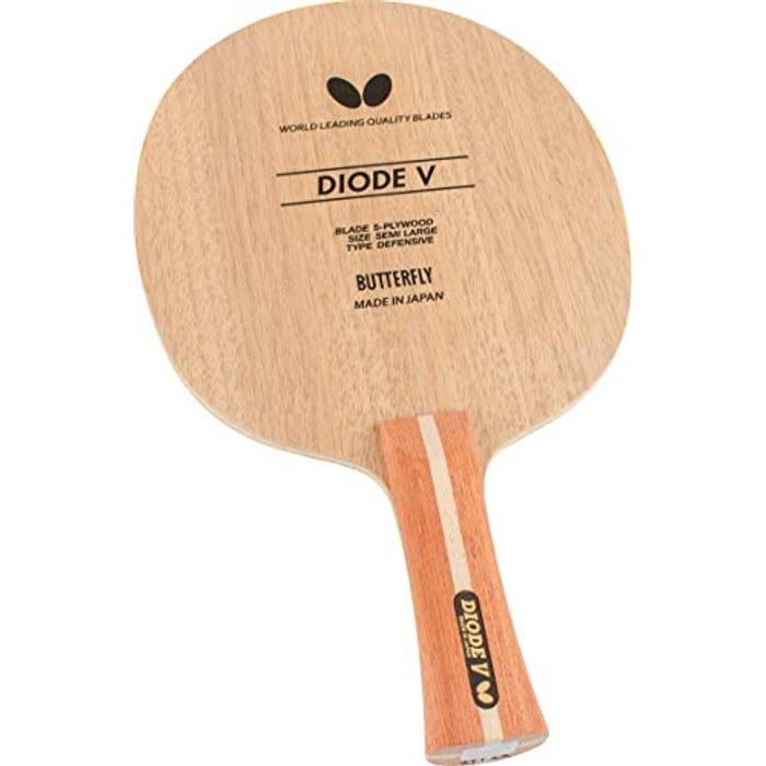 Butterfly Table Tennis Racket Diod V Shakehand for Cutting, 5-ply Flare, Large Ball Compatible 36961