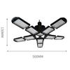 LED Garage Light with 5/8/10 Adjustable Panels Super Bright E27/E26 Ceiling Lighting Work Light for Basement Workshop Warehouse