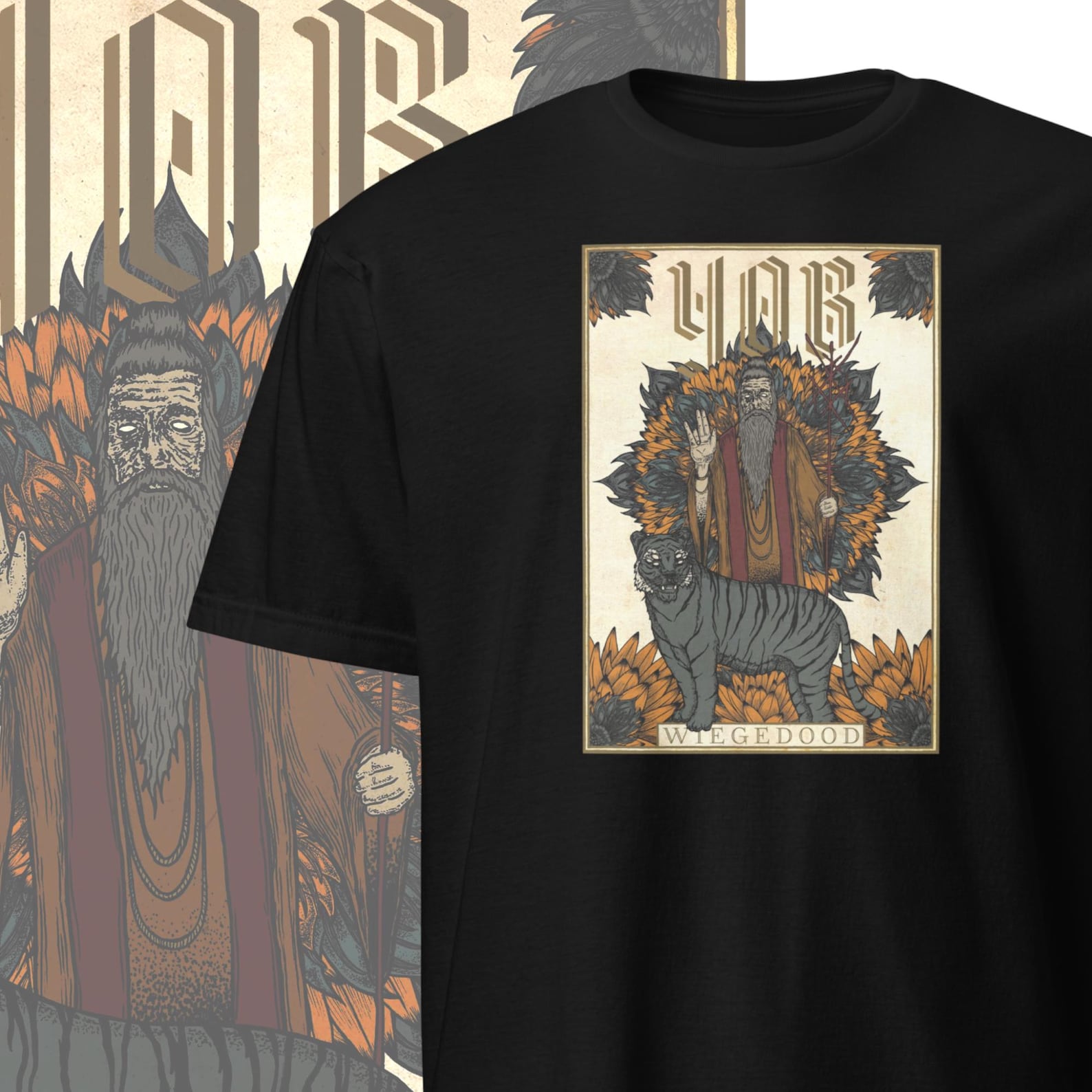 Yob Band T shirt Doom Metal Clothing Stoner Rock Streetwear S
