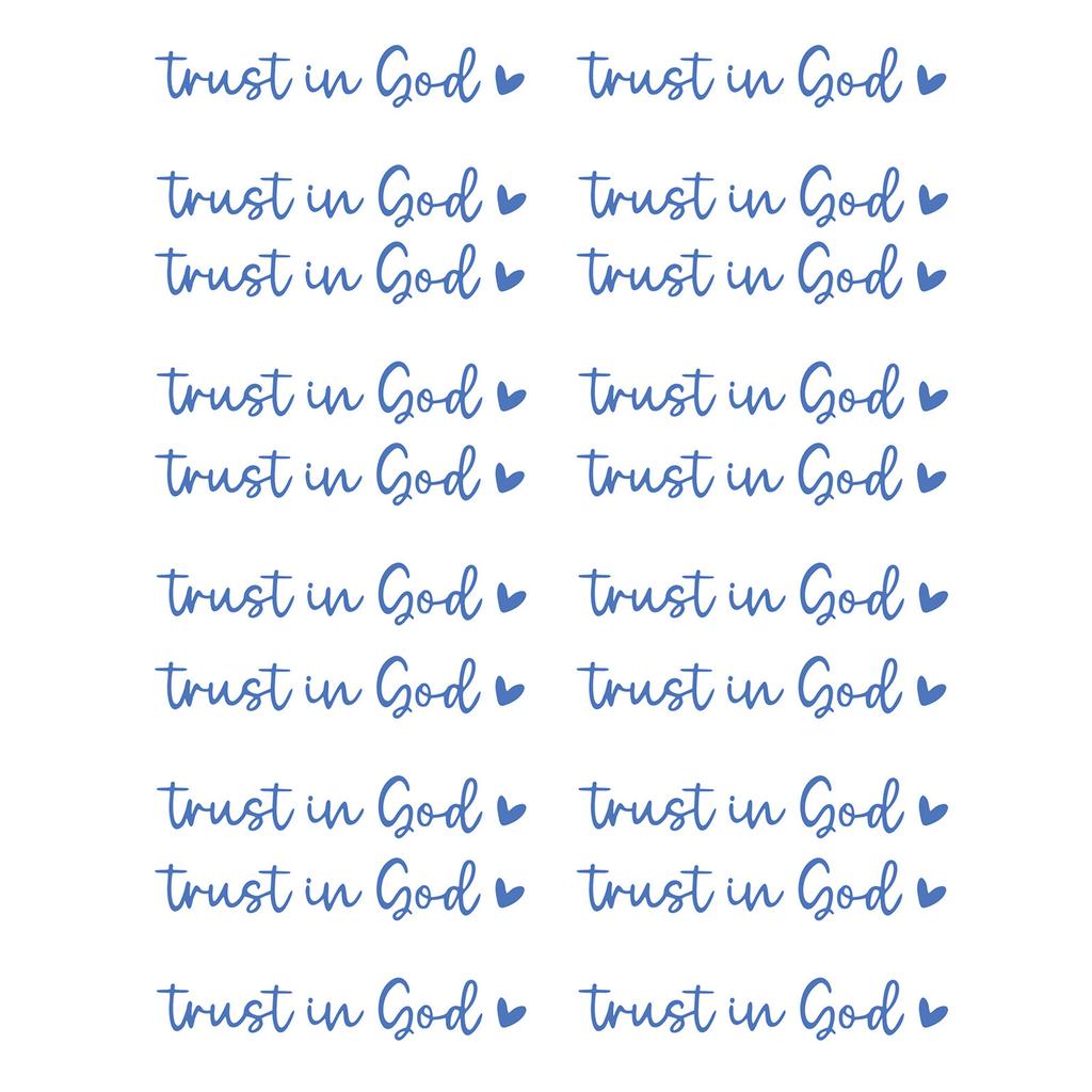Reflect Your Faith Trust in God Decals Motivational Vehicle Decals Removable & Vibrant Reflection set for Car Rearviews