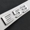 3D ABS Black Chrome Car Rear Trunk Letters Badge Sticker E53 Emblem For Mercedes-Benz E53 W213 W212 Auto Accessories