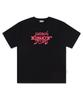 ESCAPEFROM Black Peach Bomb Print Oversized Short Sleeve T-Shirt Black