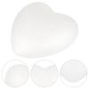 Weiße Styropor-Herz-Dekoration 15 cm Bastelherzen DIY Hochzeit Valentinstag Weihnachten Herzbälle Herzen für den Valentinstag