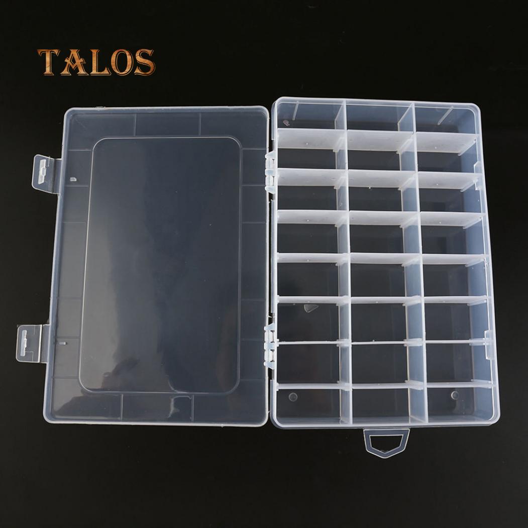 

Пластиковые коробочки органайзеры с ячейками. Есть разные размеры, подходят для хранения 24 Slots Removable