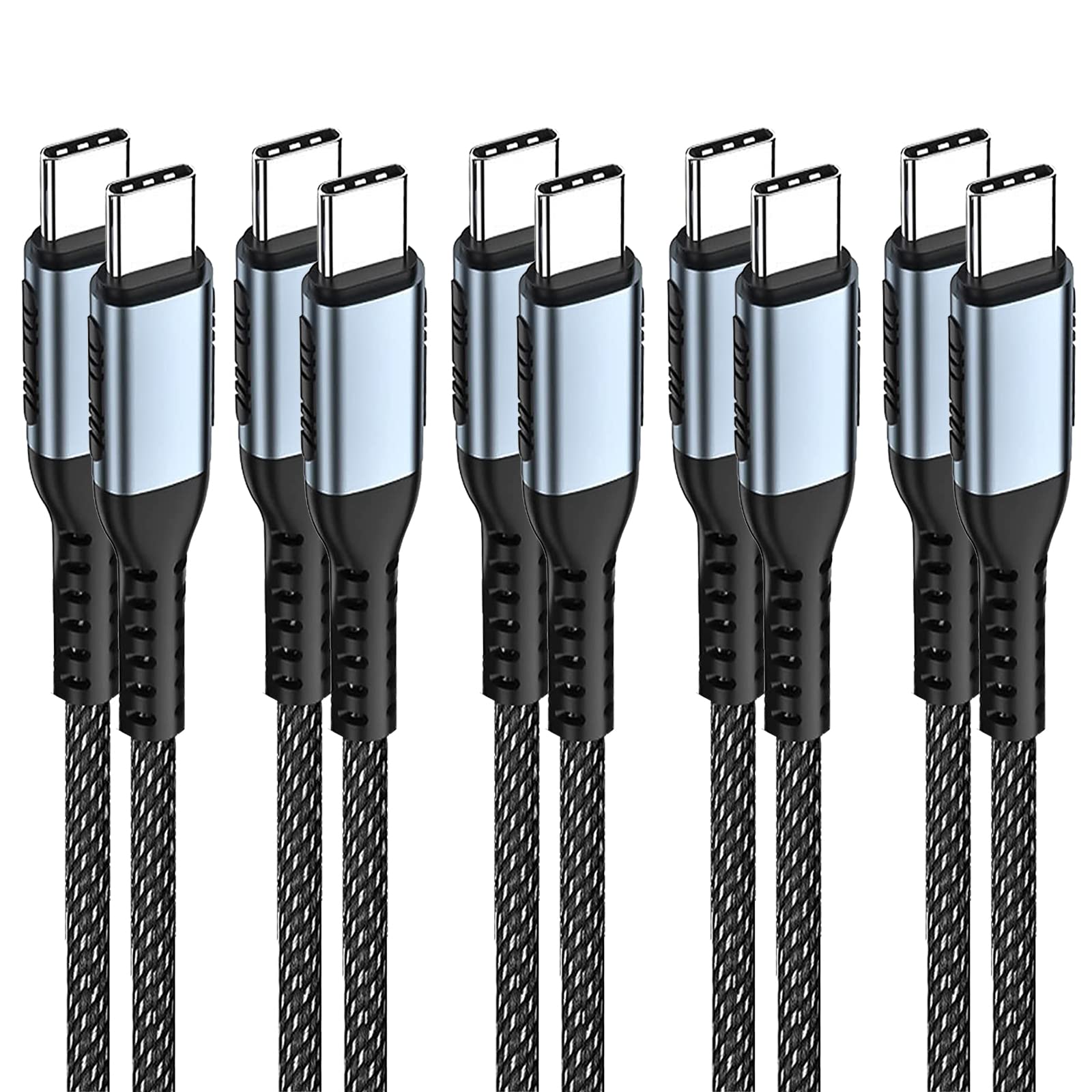 

Кабели USB Popolier PD Быстрые кабели с прочным нейлоном Совместимые с и ноутбуками Выход Не 5 шт. 0,5 м Type-C [Совместимые с USB/100 Вт/5 А Зарядка]