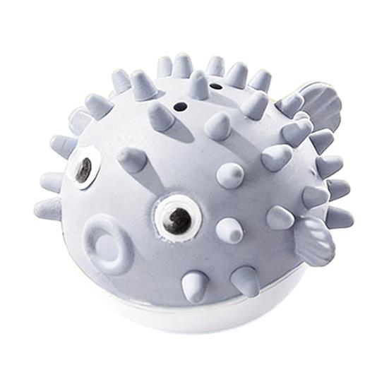 

Catnip Ball Cat Toy Pufferfish Ball Rotatable Lick Toy Rubber Interactive Chew Toy