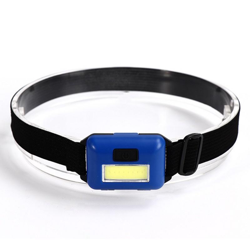 3 Modes Mini Portable COB LED Headlamp Outdoor Waterproof Night Riding Fishing Headlight Battery Powered (no Battery) Headlight