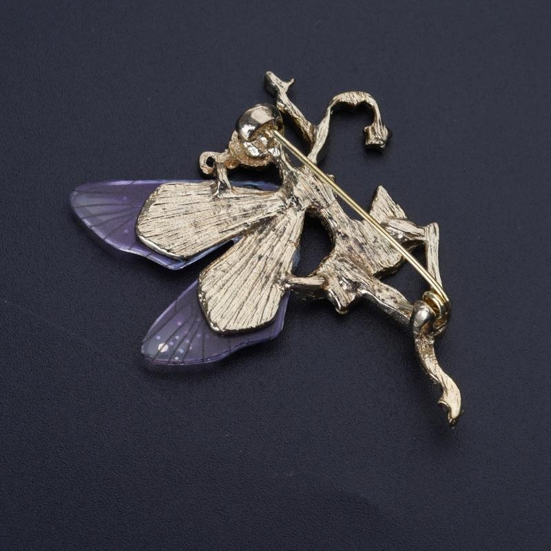 rhinestones Butterfly  Brooch Lapel Pins Ballet Dancer Brooches Clothing Pins Birthday Gift for Women Teen Girls