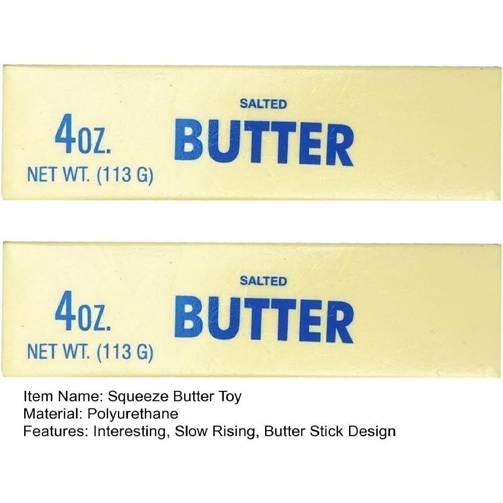 Mačkací hračka Simulované máslo Měkká hračka na odbourání stresu Pomalé vracení Senzorická Fidget hračka pro úzkost ADHD Autismus Dárek pro děti Dospělé