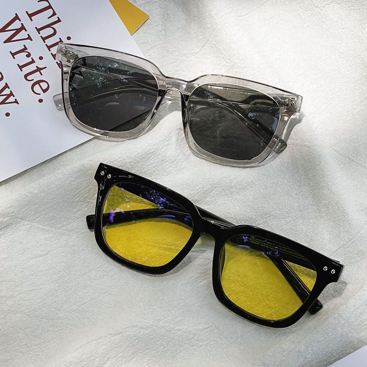 

Очки Tr8947 Jelly Full Frame Black Trend Small Face Sunglasses