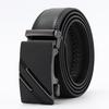 Frosted Automatic Buckle Edge Two-Layer Cowhide Belt, Business And Leisure Men'S Trendy Belt