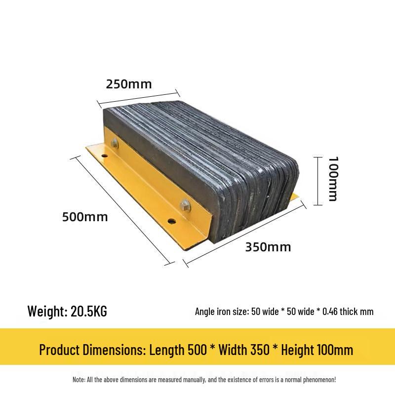 Rubber Anti-Collision Pad Car Stopper for Warehouse Dock and Truck Unloading