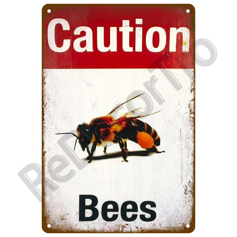 Metal Sign Wall Decor For Cafe Home Garden Farm Beach Hut Outdoor Vintage Tin Sign Flowers Birds Car Metal Plaque Welcome Poster