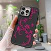 Couple Two Tone Pattern Phone Case For Iphone 17 Air 16 15 14 11 13 12 Pro Max Mental Stylish Anti-Drop Protective Cover Funda