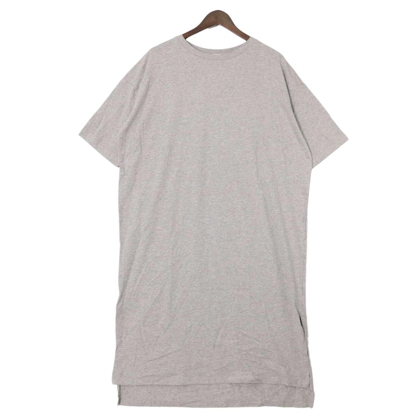 earth music&ecology Earth Music & Ecology Spring/Summer Cut and Sewn T-shirt Dress Sz.F Women s Gray