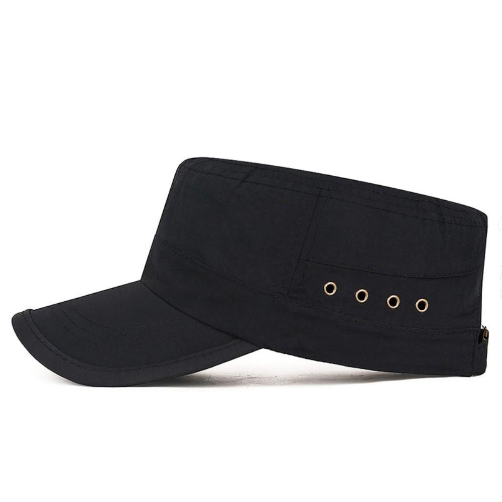 Anti-UV Fishing Hat Casual Retro Sun Hat Outdoor Sunscreen Breathable Peaked Cap Spring Summer