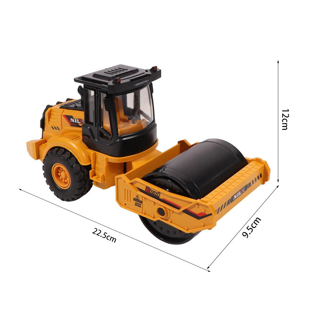 Road Roller Engineering Car Model Forklift Dumper Excavator Bulldozer Toy  Kids Gifts