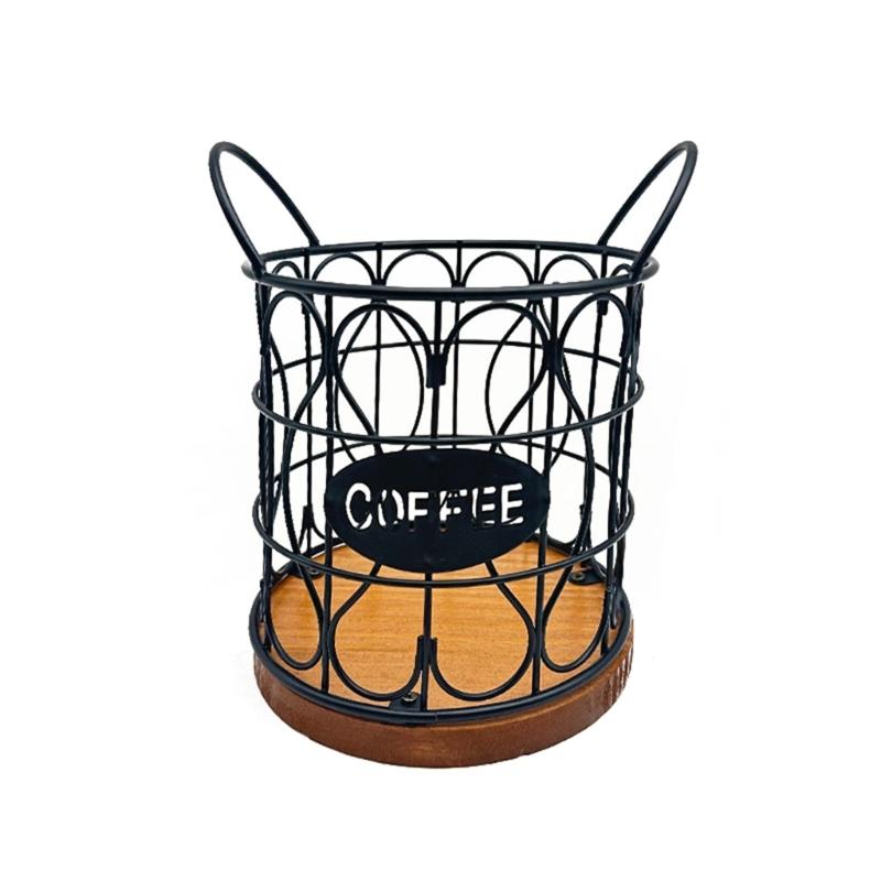 

Round/Square Coffee Dispenser Coffee Organizer Tray for Counter Storage Basket