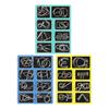 1/3 Sets Metal Puzzle Ring Brain Teaser 3D Wire Puzzle Game Kids Adults Mind Logic IQ Test Educational Unlock Interlock Toy Toddlers Boys Girls Gift