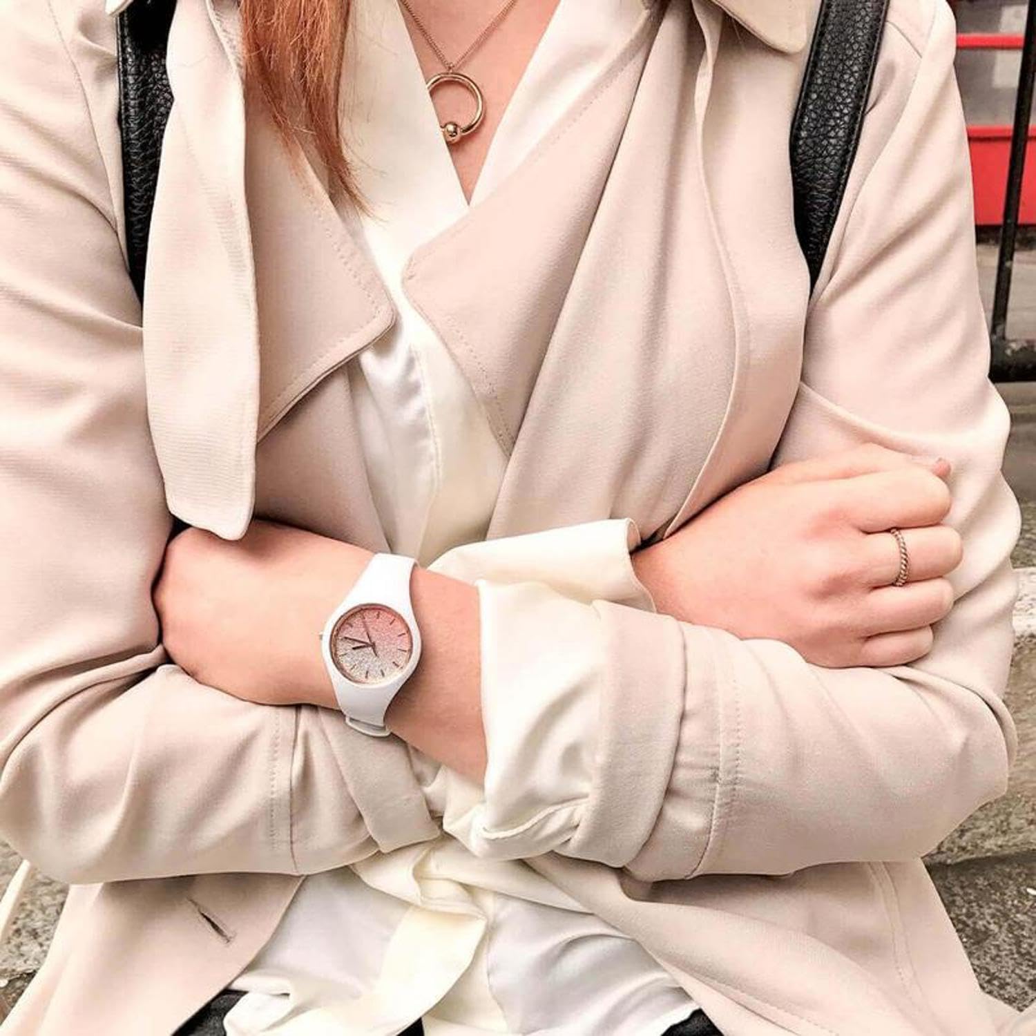 Womens Watches Ice Watch Lo White Pink Ice-Watch ICE Smart Two