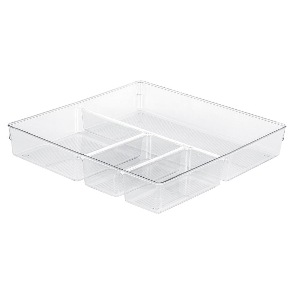 Container Organizer Kitchen Bathroom Office Box with Compartments 31 cm