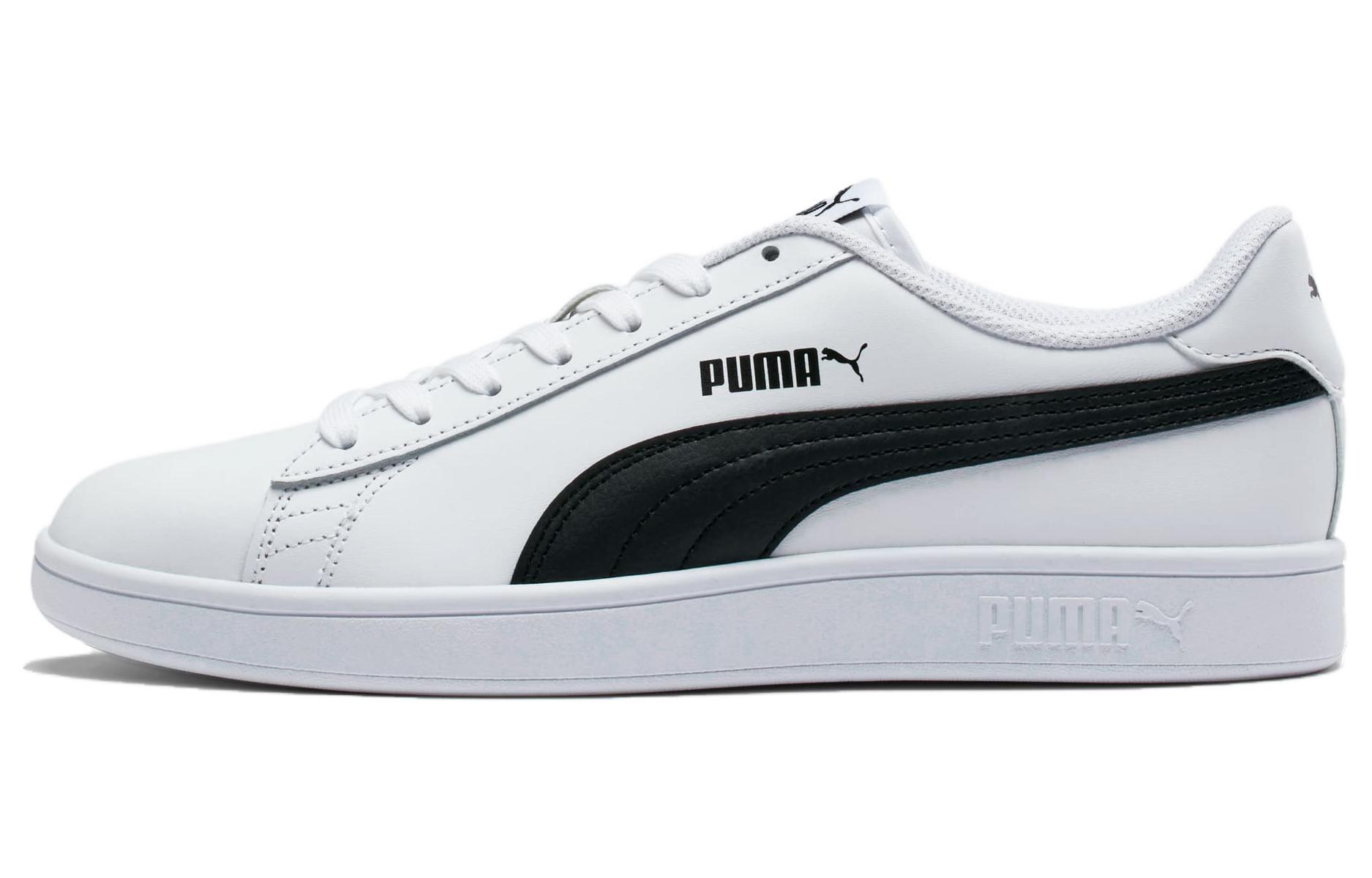 PUMA Smash V2 White Black 365215-01 37