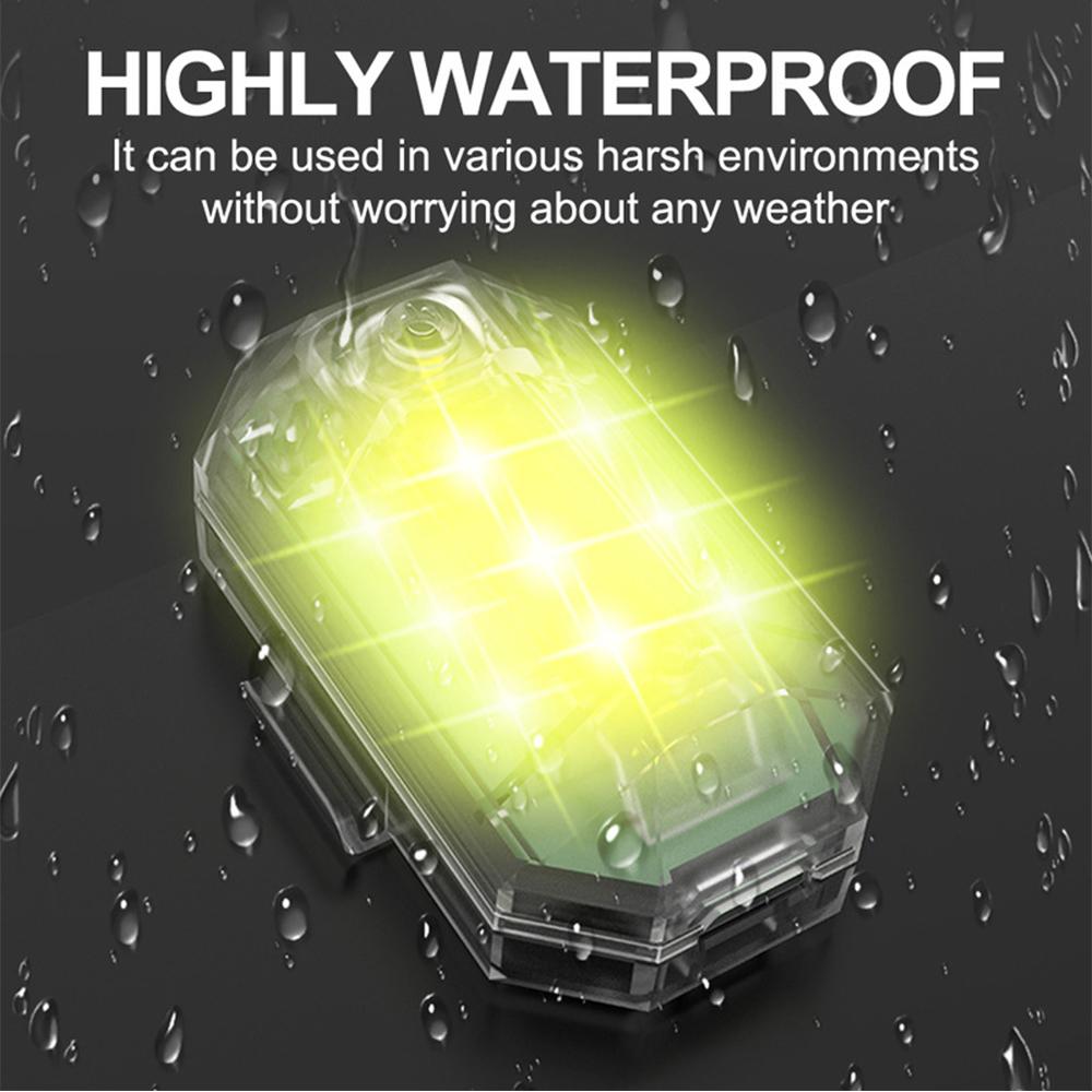 High Brightness LED Strobe Light 7 Colors USB Rechargeable Wireless Lights