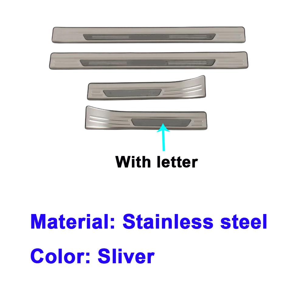 Car External Door Sill Scuff Plate Cover Steel Threshold Pedal Sticker Auto Accessories For Nissan Qashqai J12   2024