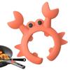 4Pcs Anti Scalding Small Crab Spatula Holder Anti-Overflow Cooking Spoon Rests  Kitchen Tool