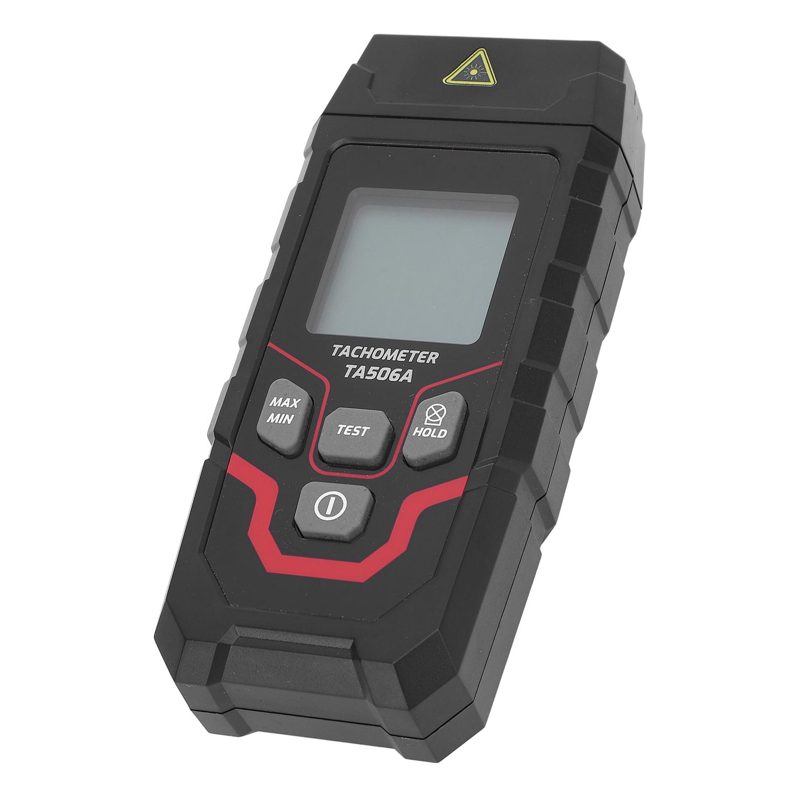 

Цифровой тахометр Светодиодная подсветка Промышленный измеритель скорости вращения для двигателя Вентилятор Насос Редуктор