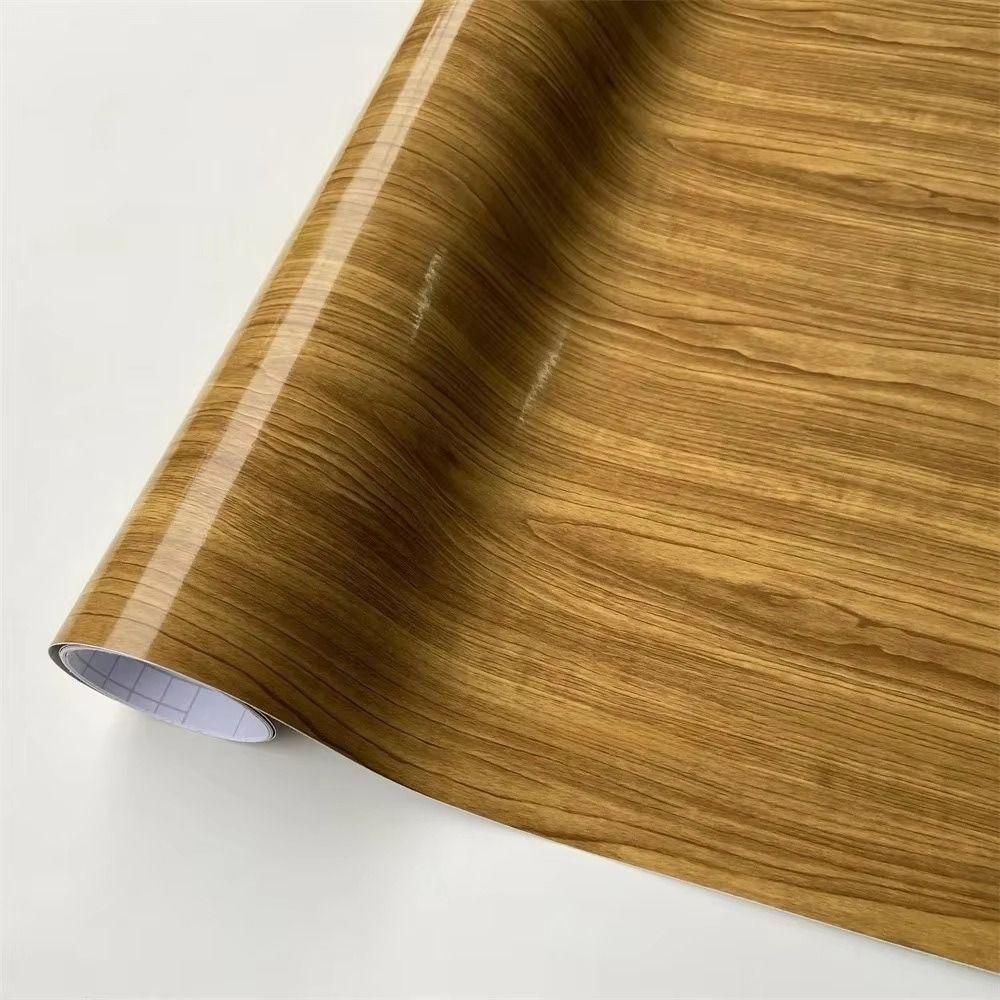 Bubble Free Wood Grain Decal Stickers Self Adhesive Car Internal Decorative Paper  Kitchen
