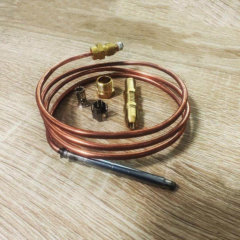 Gas Furnaces Boilers Thermocouple for Robertshaw 1980-036 80504-03 36in Thermostat Control Thermocouple with Accessories